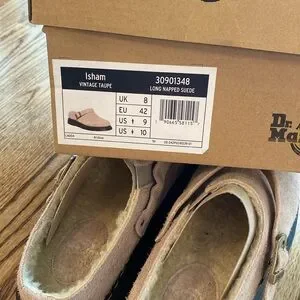 Dr. Martens | Shoes | Dr Martens Vintage Taupe Isham Clogs  display picture 1
